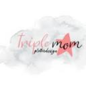 Triplemom Plotterdesign Logo
